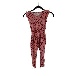 Freestyle Revolution Girls‎ Pink Heart Ruffle sleeve romper